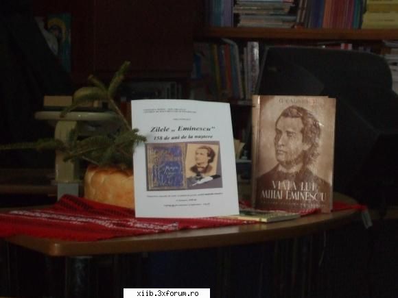 simpozion - mihai eminescu - 158 de ani - poza 1 simpozion - mihai eminescu - 158 de ani